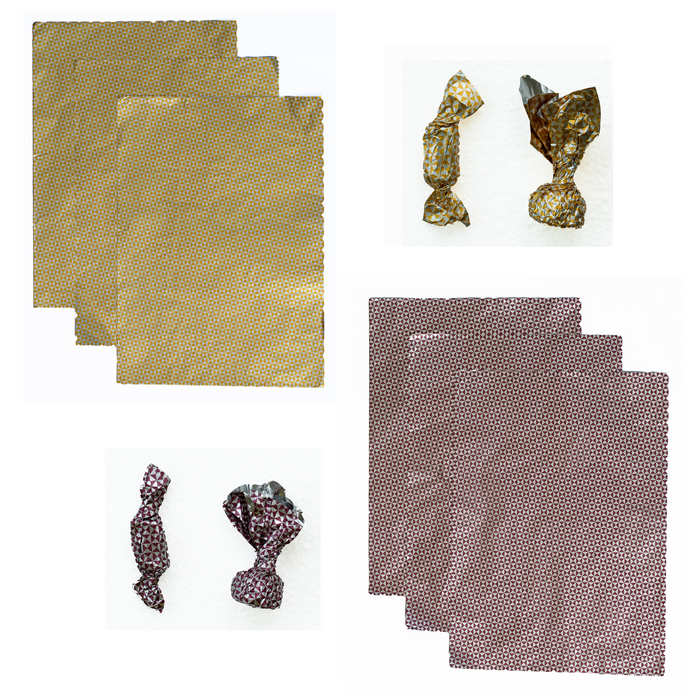 Premium Printed Aluminum Foil Sheets | 50-Pack 7x10 inches