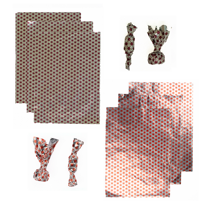 Premium Printed Aluminum Foil Sheets | 50-Pack 7x10 inches