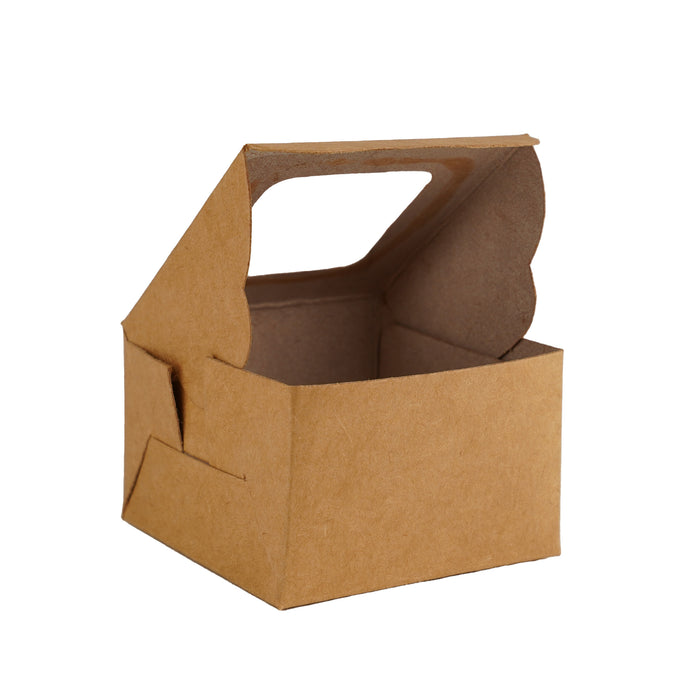 Brown Kraft Brownie Box | Pack of 25