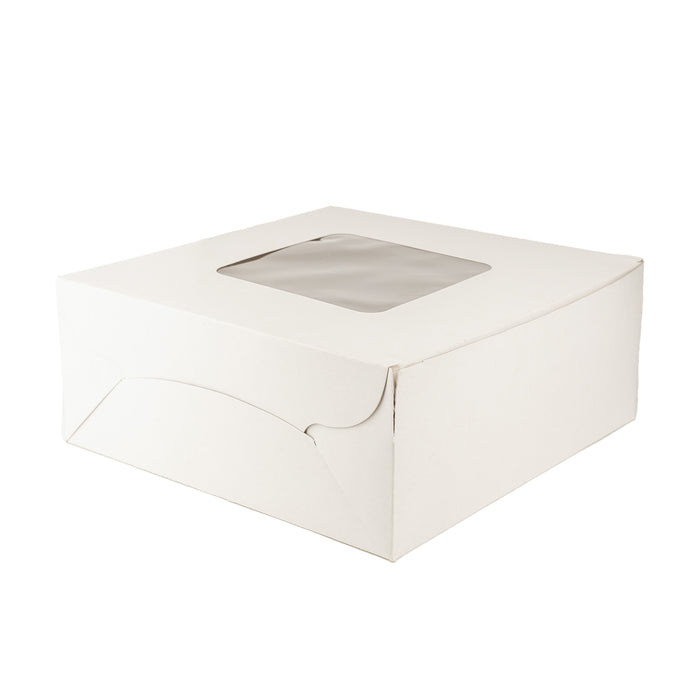White Cake Box With Window | Pack of 25