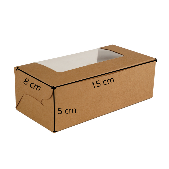 Brown Kraft Brownie Box | Pack of 25